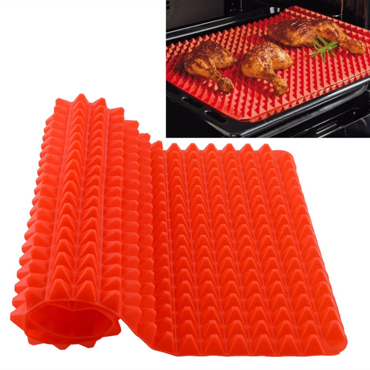 Non-Stick silikon ugnsmatta, Pyramid format hälsosam matlagning. Generic