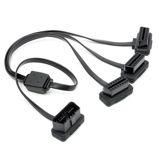 1x3 OBD2 OBDII Splitter förlängningskabel 1x hane 3x hona Generic