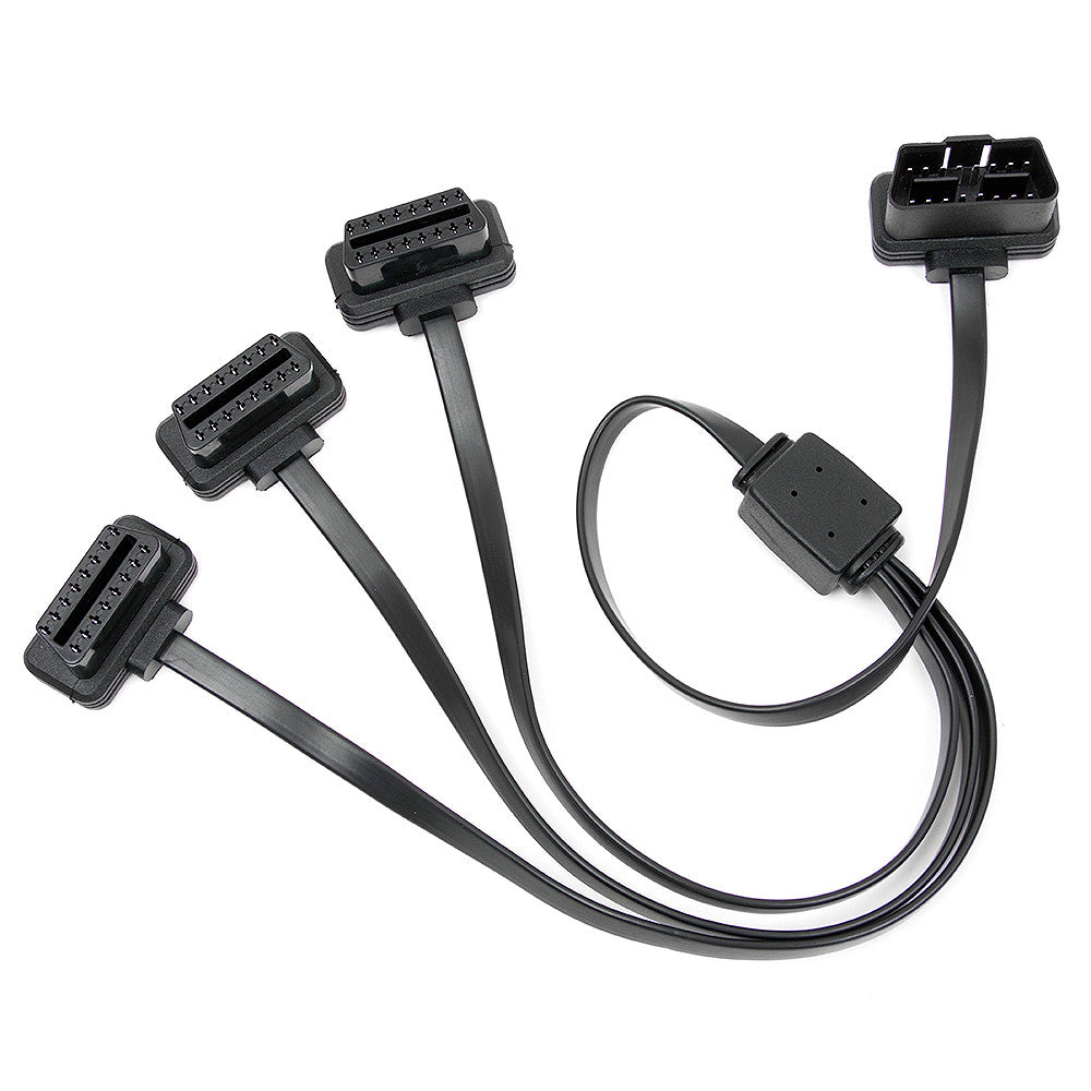 1x3 OBD2 OBDII Splitter förlängningskabel 1x hane 3x hona Generic