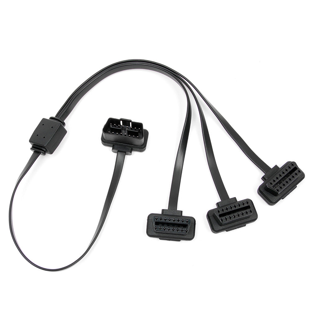 1x3 OBD2 OBDII Splitter förlängningskabel 1x hane 3x hona Generic