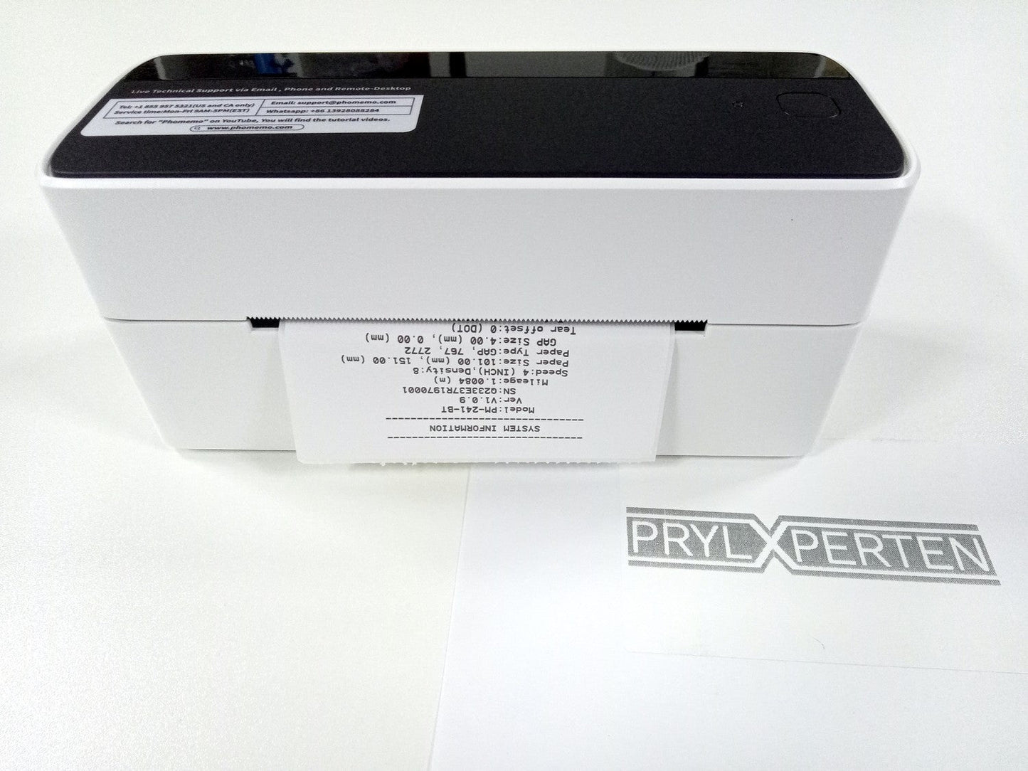 PHOMEMO PM-241-BT Bluetooth Fraktetikettskrivare Termisk med 900 etiketter Generic