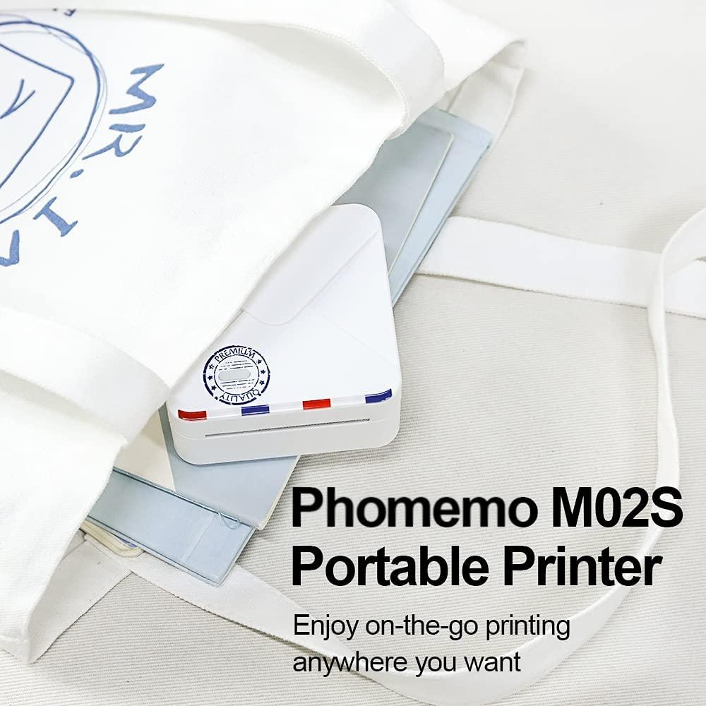 Phomemo M02S Termo Photo Skrivare 300dpi Med 7 Rullar Generic