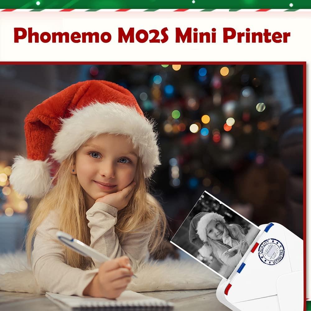 Phomemo M02S Termo Photo Skrivare 300dpi Med 7 Rullar Generic