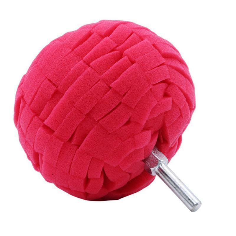 Polerboll skruvdragaren 80mm Röd Generic