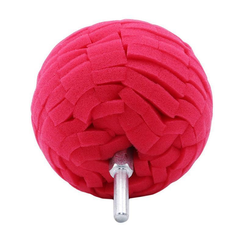 Polerboll skruvdragaren 80mm Röd Generic