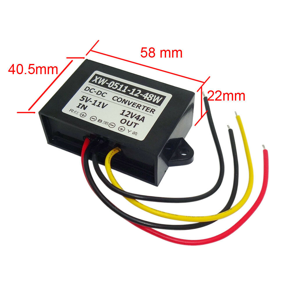 6V till 12V omvandlare 4A Generic