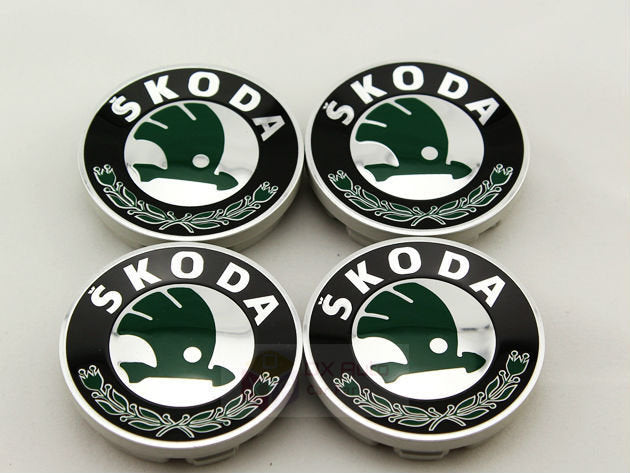 SK04 - 60MM 4-pack Centrumkåpor Skoda Generic