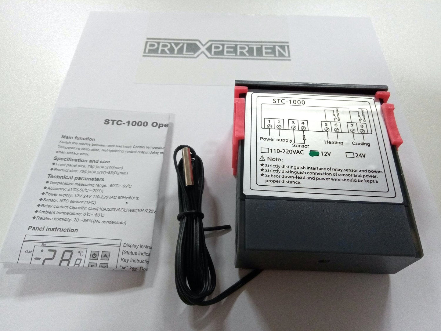 Temperaturregulator, PID-regulator 12V Generic