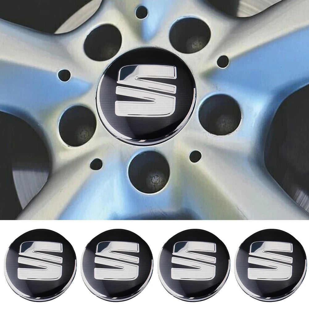 Seat05 - 60MM 4-pack Centrumkåpor Seat Generic