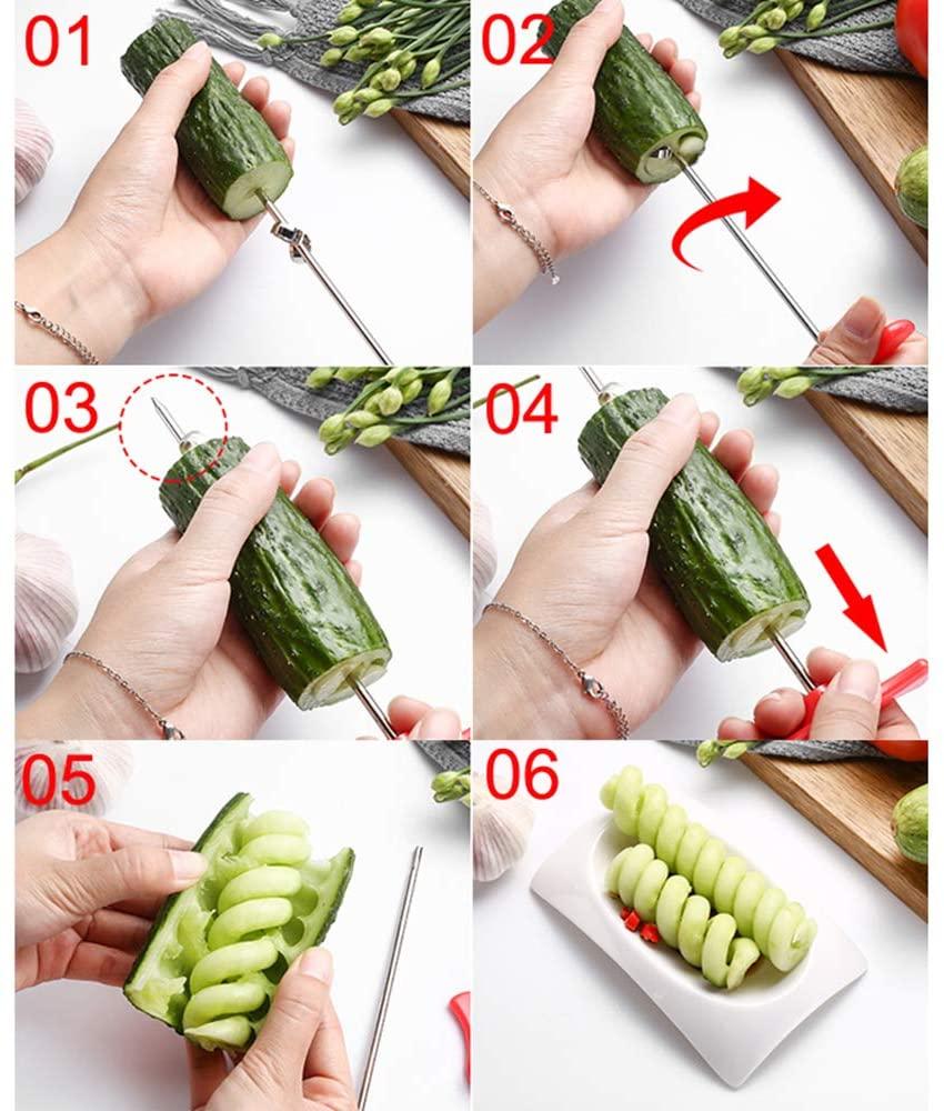Spiral Slicer Grönsaksskärare, Rotfruktsskärare Generic