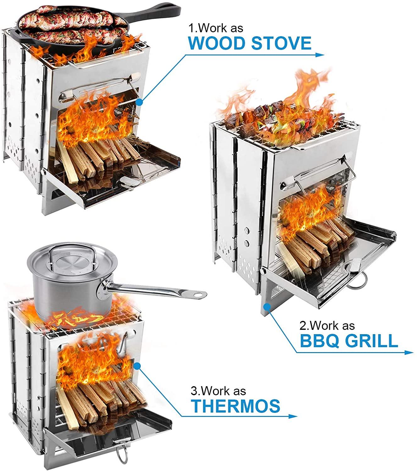 Stormkök / Campinggrill / Eldstad hopfällbart Generic