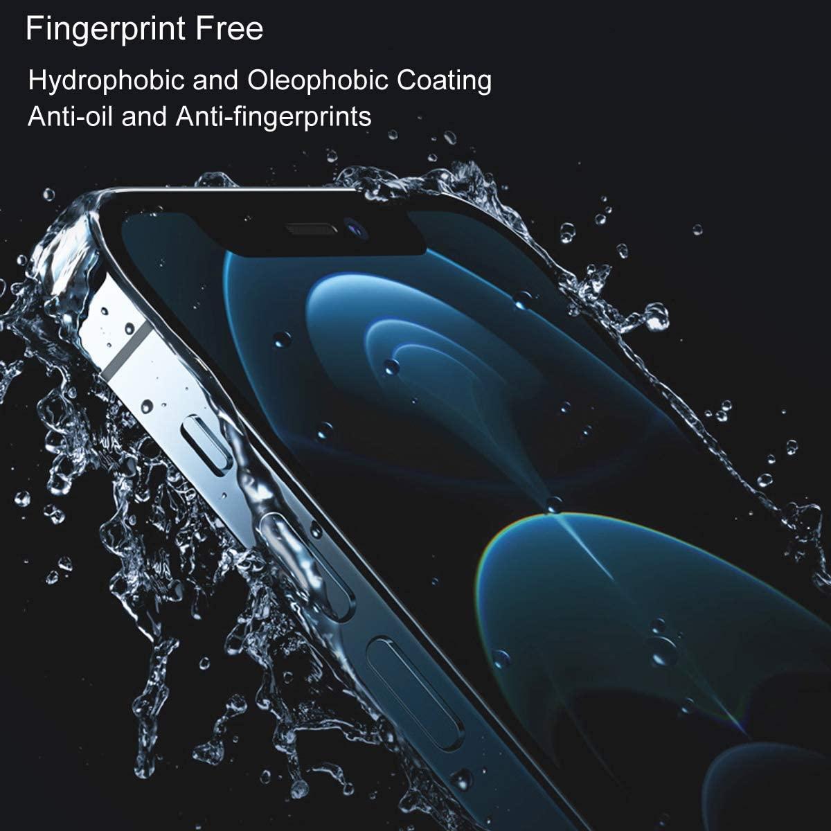 Härdat Glasskydd iPhone 12 Pro Max Täcker hela skärmen Generic