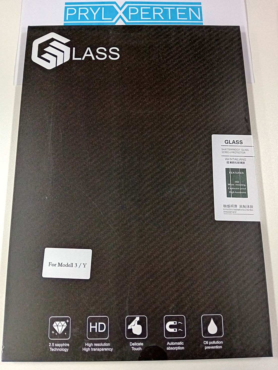 Härdat glas skärmskydd kompatibel med Tesla Modell 3/Y Generic