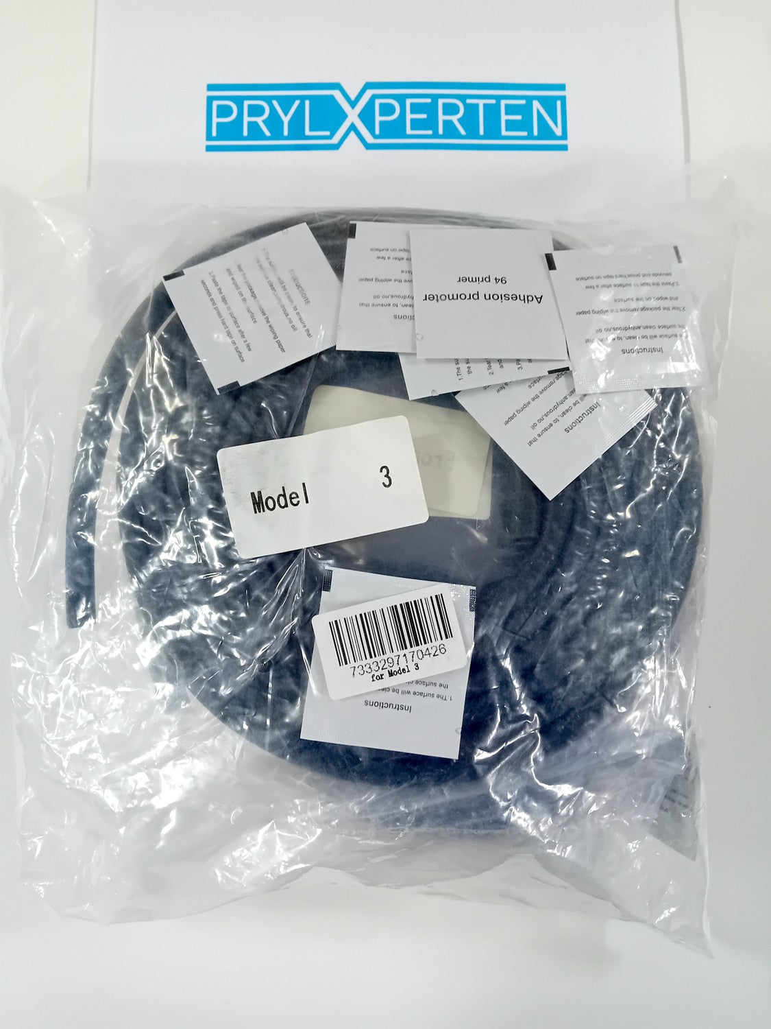 Tesla Model 3 Dörrtätningssats Gummilister 8-pack Generic