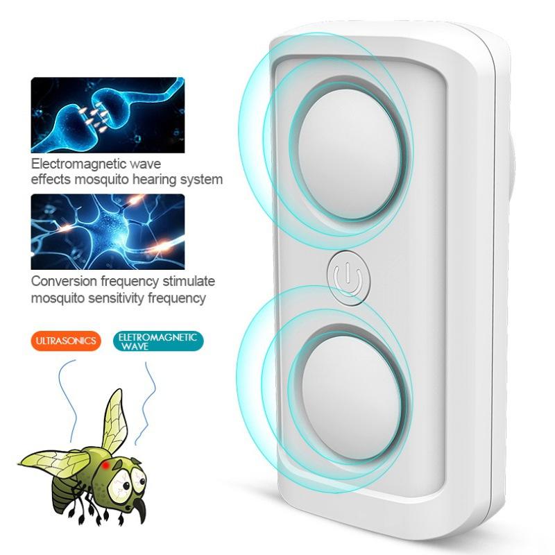 Ultrasonic Avskräckare mot Möss & Råttor, Giftfri miljövänlig Generic