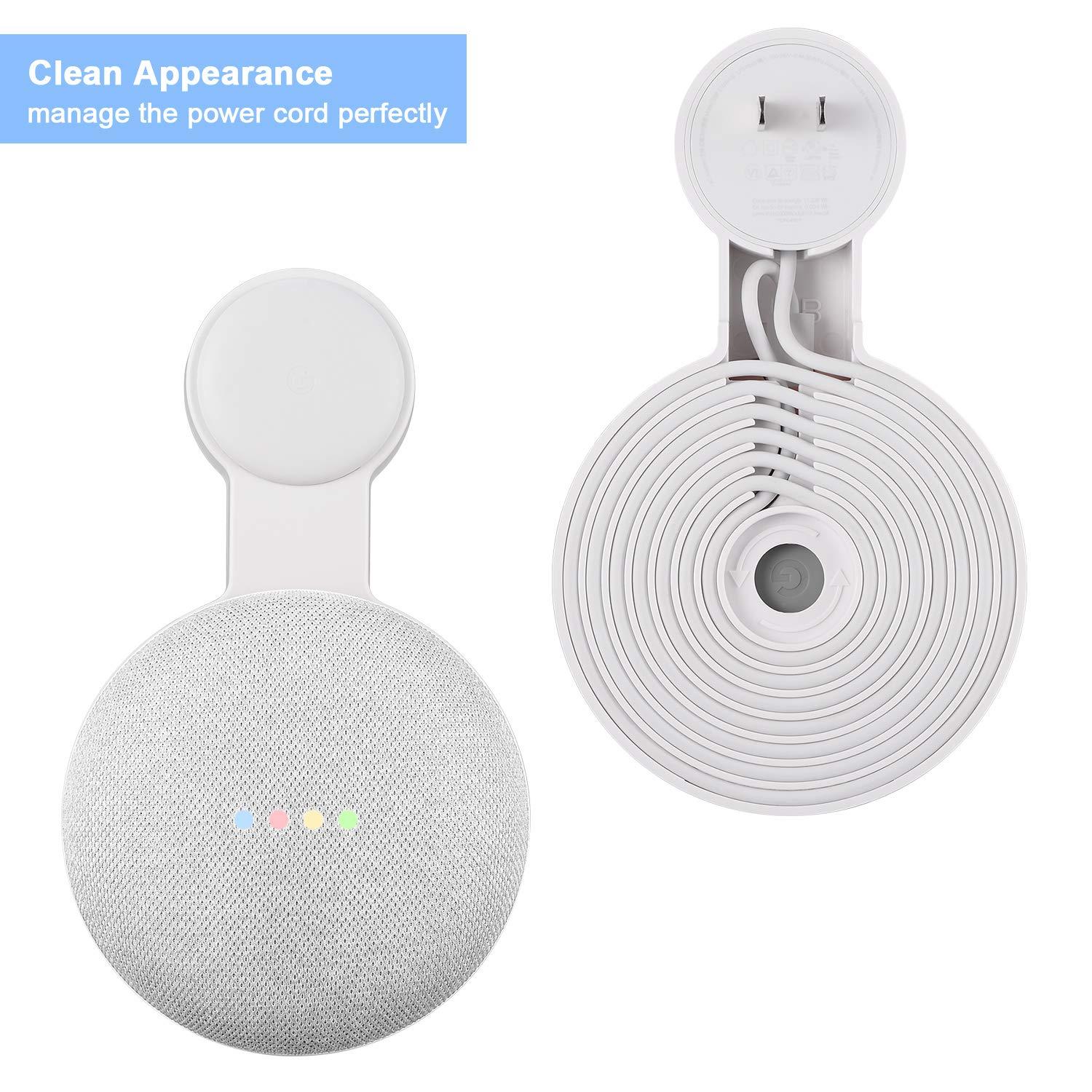 Väggfäste / Hängare till Google Nest Mini Gen 2 Vit Generic