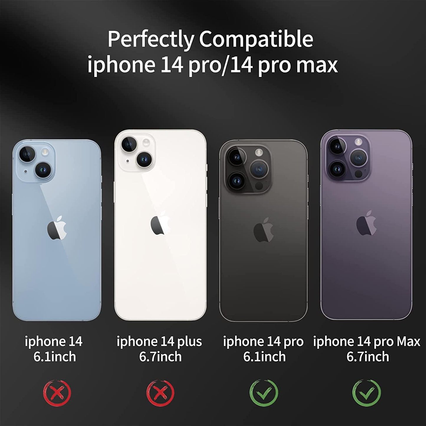 iPhone 14 Pro / iPhone 14 Pro Max Kamera Linsskydd Generic