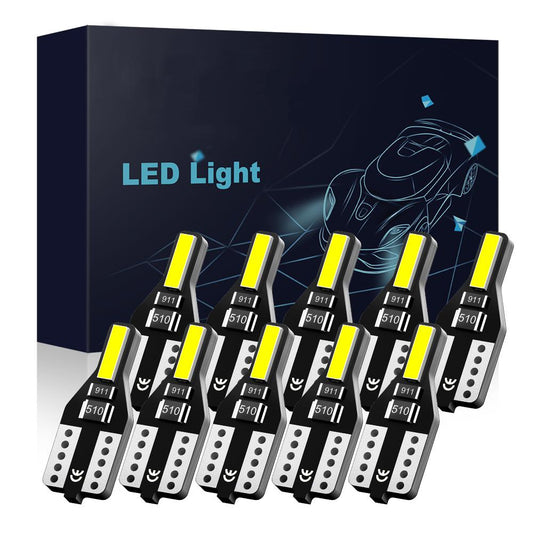 10X T10 Canbus W5W 2x 7020 LED - Vit Generic