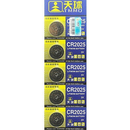 Litiumbatteri Knappcell Batteri CR2025 10-Pack Generic