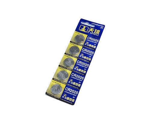 Litiumbatteri Knappcell Batteri CR2025 10-Pack Generic