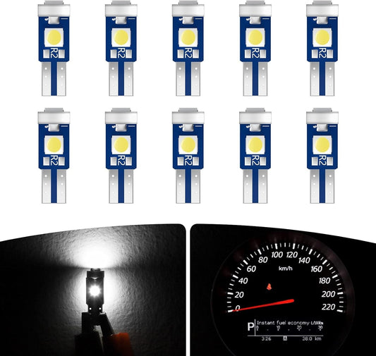 10x T5 slim 3030 3X smd led vit lampa Generic