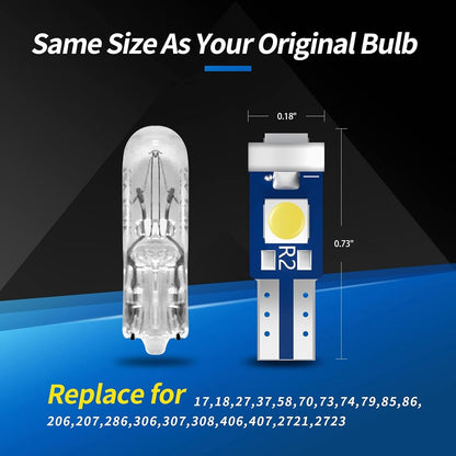 10x T5 slim 3030 3X smd led vit lampa Generic