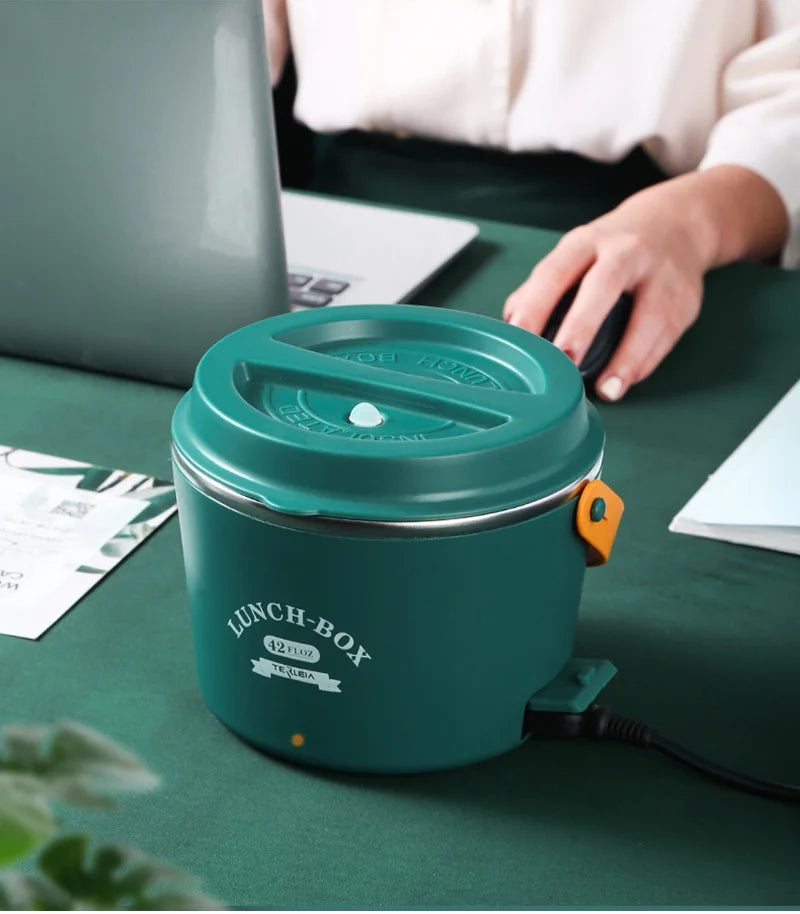 1.2L Rostfri Elektrisk Matlåda 12/24v / 230v Bil Lastbil Kontor 48W Generic