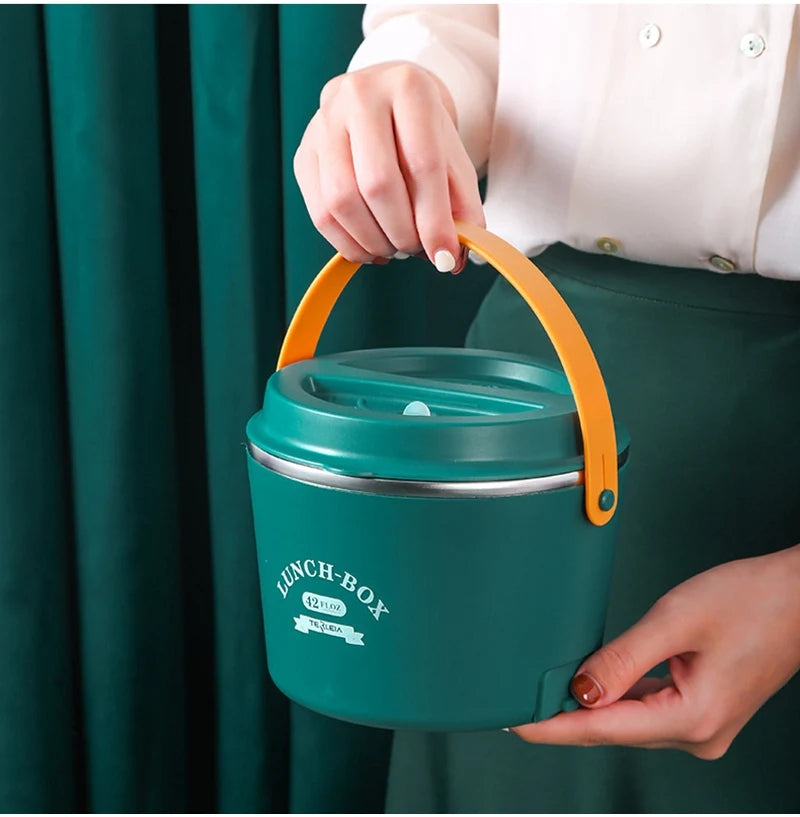 1.2L Rostfri Elektrisk Matlåda 12/24v / 230v Bil Lastbil Kontor 48W Generic