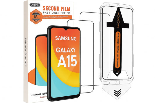 2-Pack Skärmskydd kompatibel med Samsung A15 – Monteringsram Generic