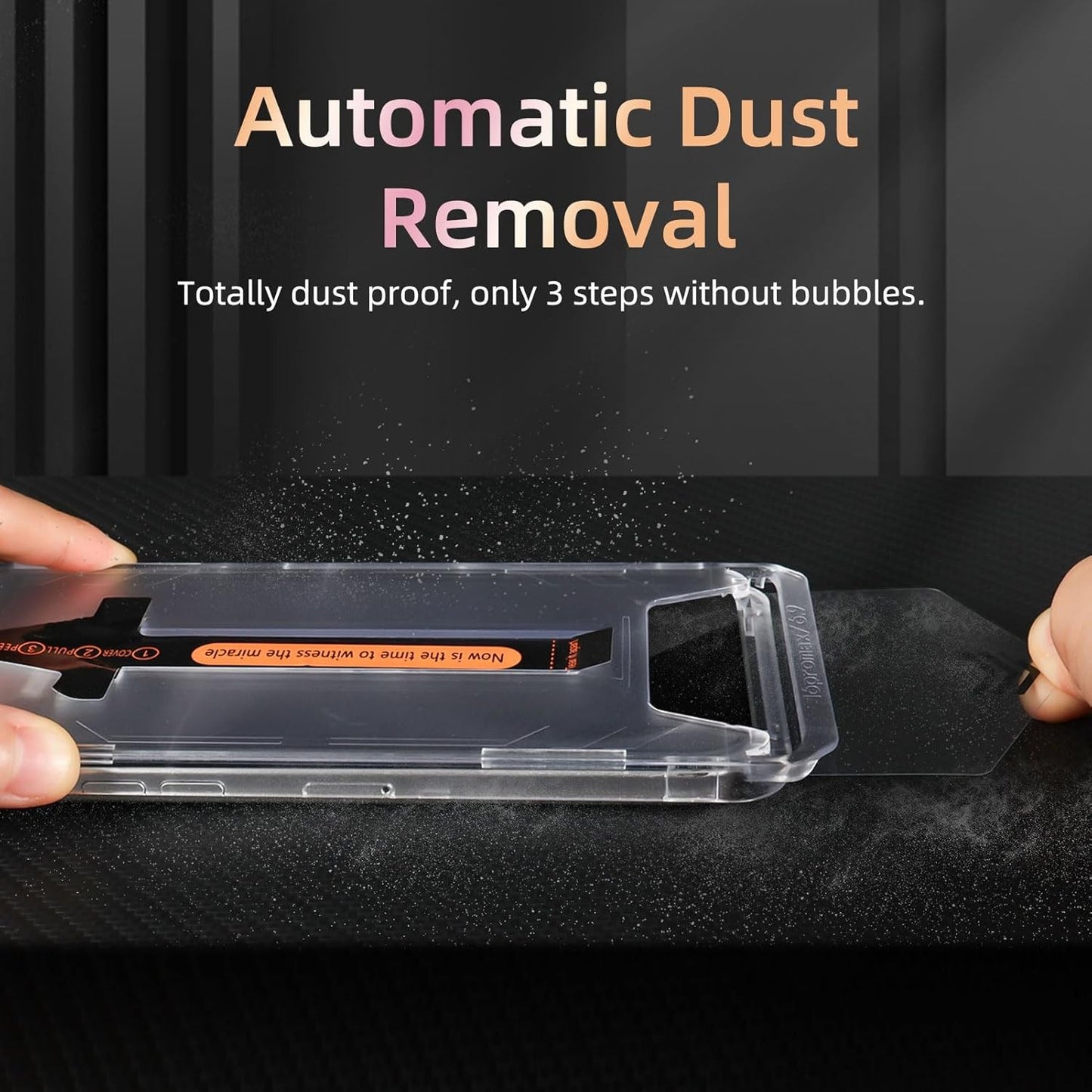 2-Pack Skärmskydd kompatibel med iPhone 15 Pro Max – Monteringsram Generic