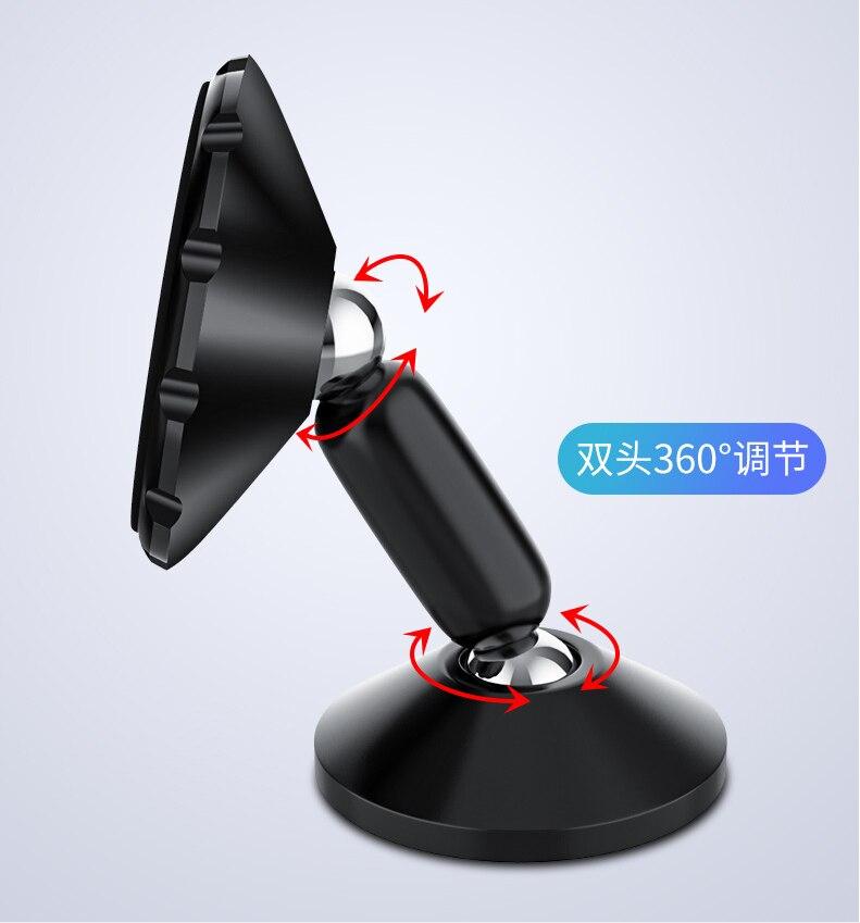 2X 360 Universal Magnetisk Mobil hållare till bilen Svart Generic