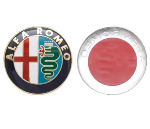 2X Guld 74mm Alfa Romeo Motorhuv Bagagelucka Emblem Generic