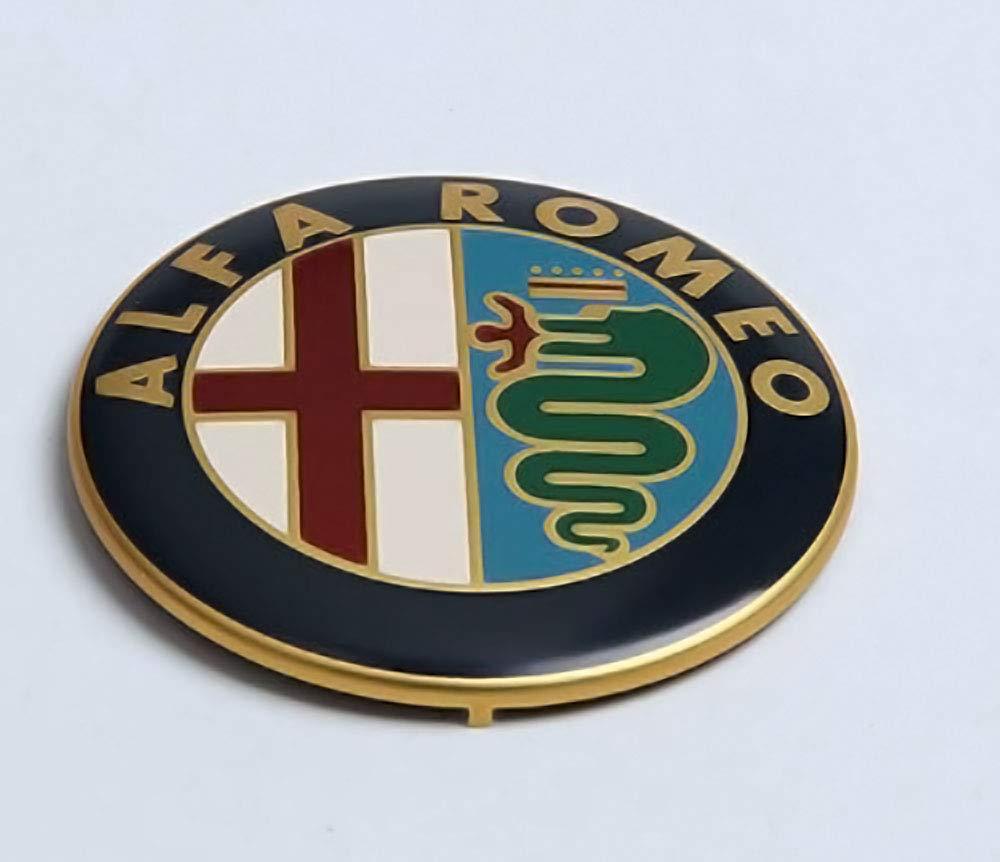 2X Guld 74mm Alfa Romeo Motorhuv Bagagelucka Emblem Generic