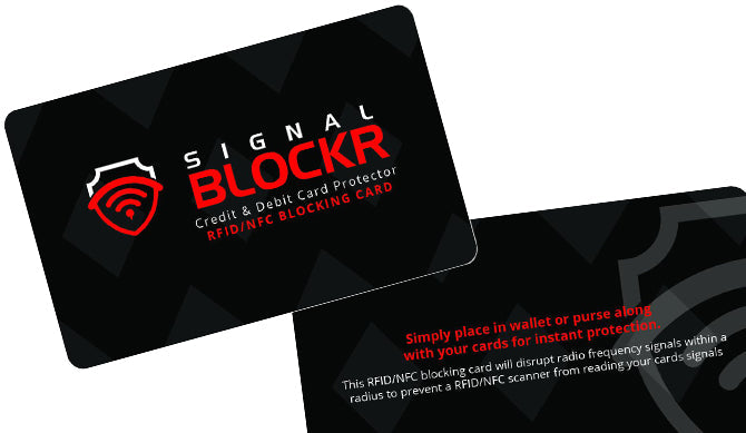 2X RFID Blockerings kort - RFID skydd - Skydda dina Bankkort Generic