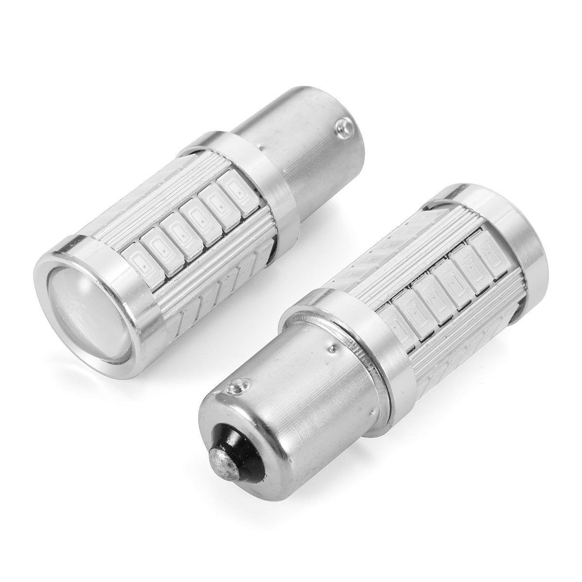 2x Röd BA15S P21W 7056 1156 33st smd 5630 Generic