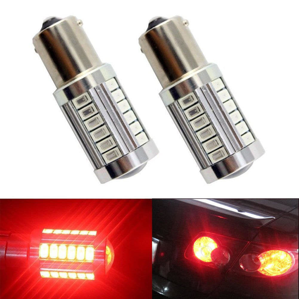 2x Röd BA15S P21W 7056 1156 33st smd 5630 Generic