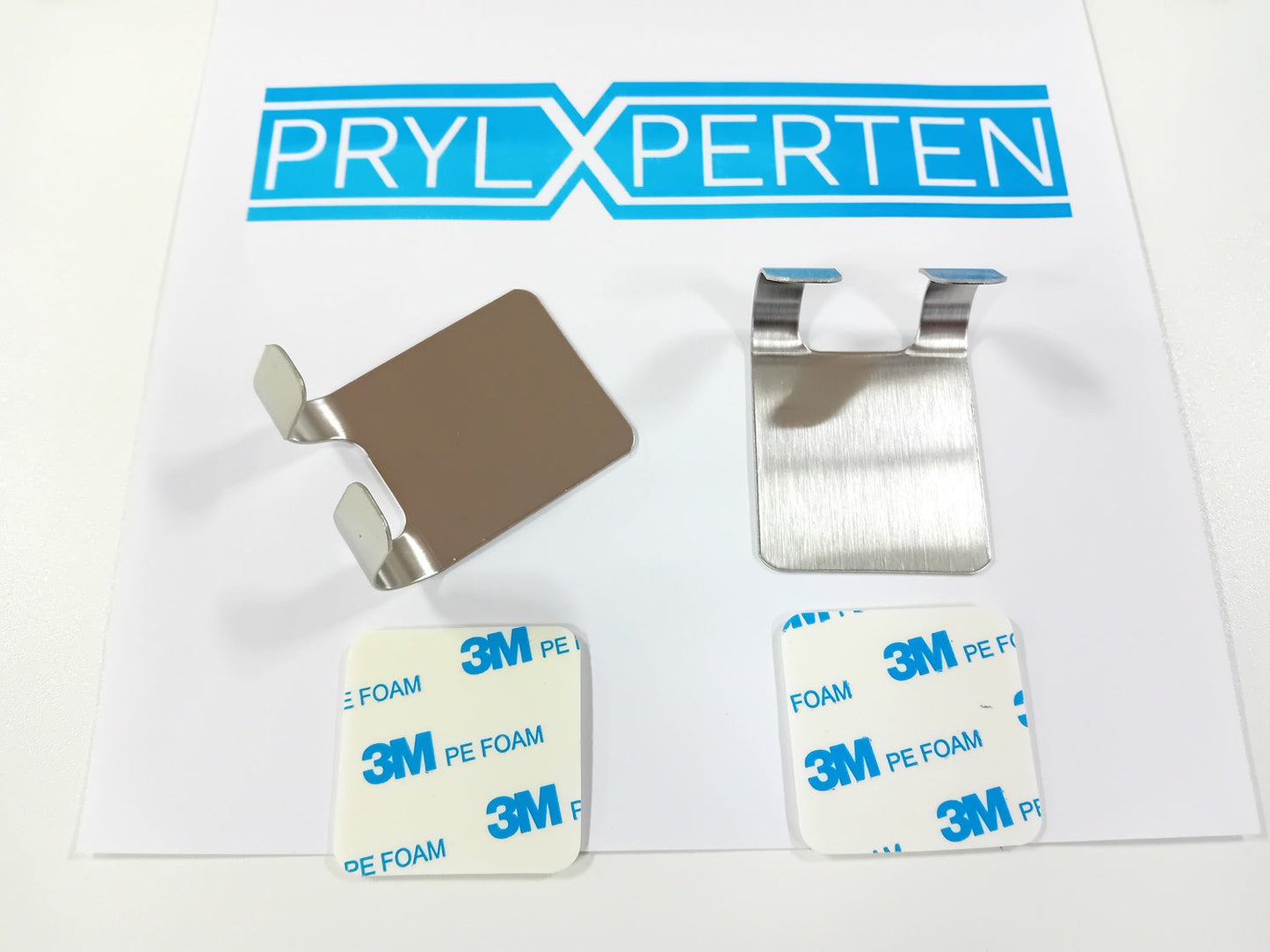 2X Silver Rakhyvelshållare 304 rostfritt Generic