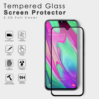 2X Skärmskydd i Härdat Glas för Samsung Galaxy A40 Generic