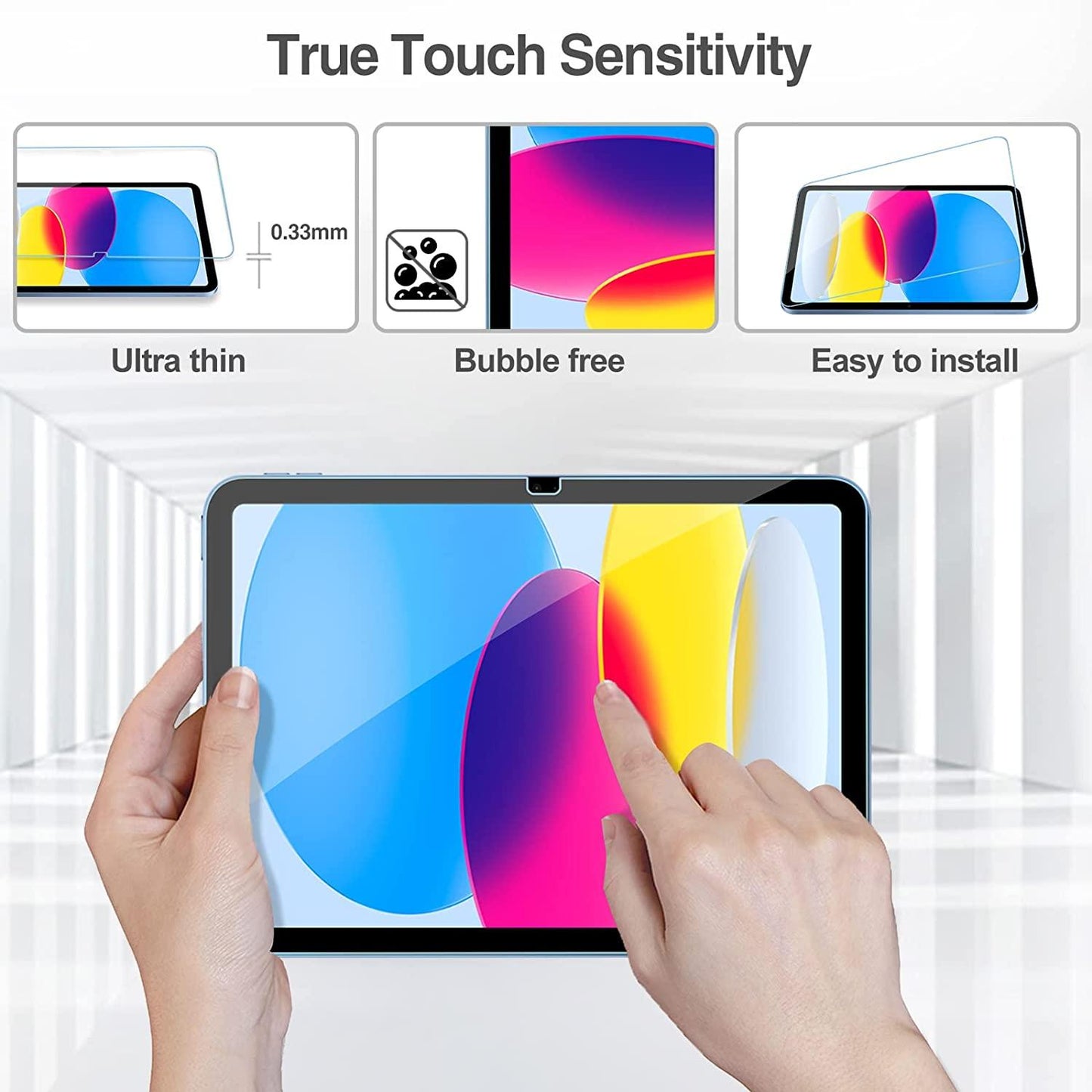 2X Displayskydd i härdat glas till iPad 10.9 Gen 10 Generic