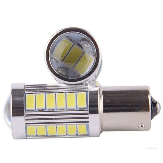 2x Gul 1156 P21W 7056 BA15S 33st smd 5630 Generic