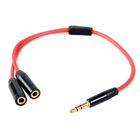 2st. 3.5 mm hane till 2 hona Y Splitter Audio kabel Generic