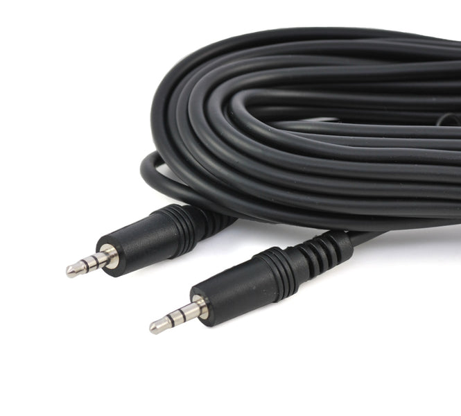 2st. 3 meter 3.5mm hane till hane stereoljud Aux Förlängningskabel Generic