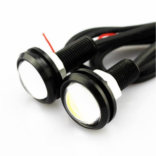 2st 12W LED Eagle Eye Daytime DRL Light Dimljus 18mm Generic