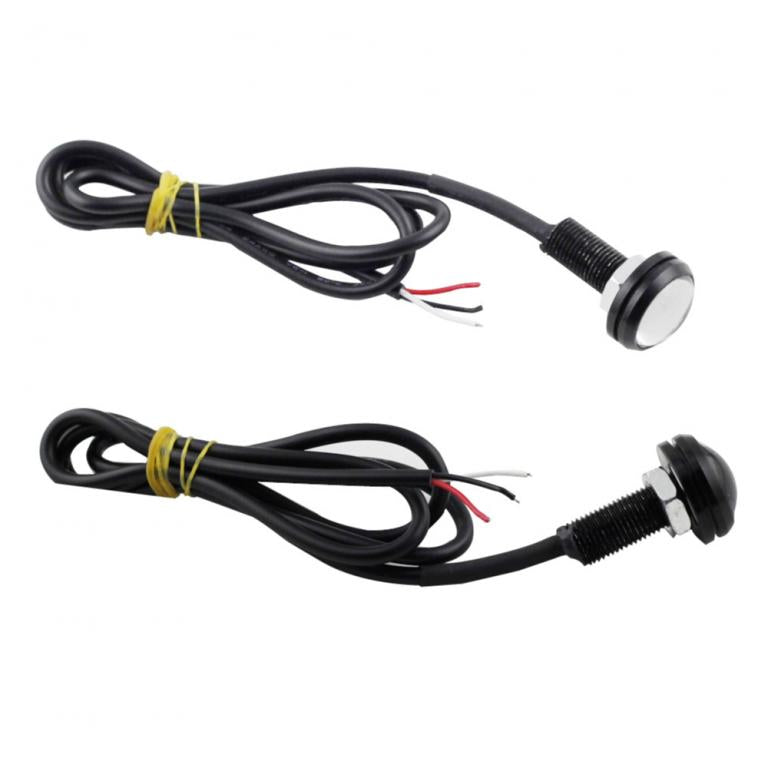 2st 12W LED Eagle Eye Daytime DRL Light Dimljus 18mm Generic