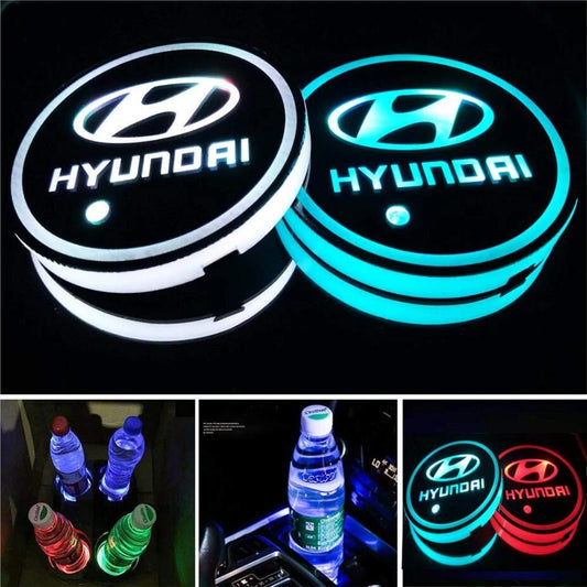 2X Hyundai Led bottenplatta till mugghållare Generic