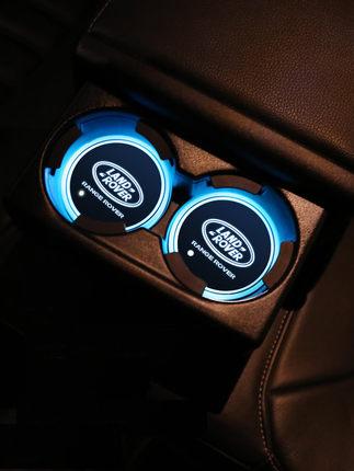 2X Land Rover logo Led bottenplatta till mugghållare Generic