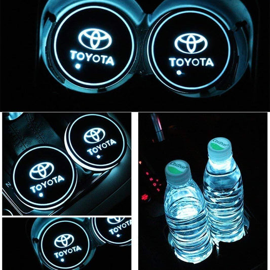 2X Toyota Led bottenplatta till mugghållare Generic