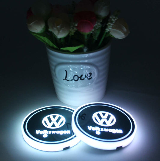 2X Volkswagen Led bottenplatta till mugghållare Generic