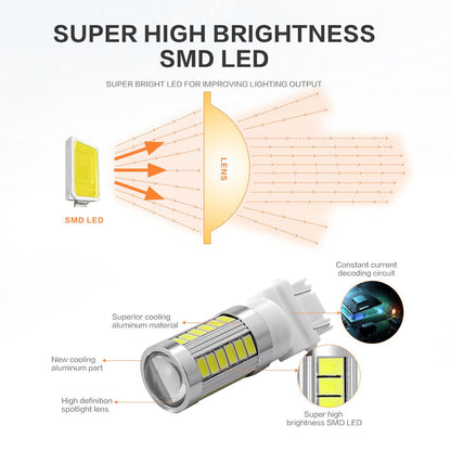 2x 3157 P27/7W T25 33st smd 5730 Generic