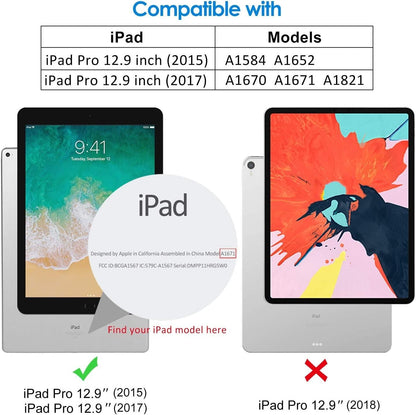 2x Displayskydd i härdat glas till iPad Pro 12,9 tum Generic